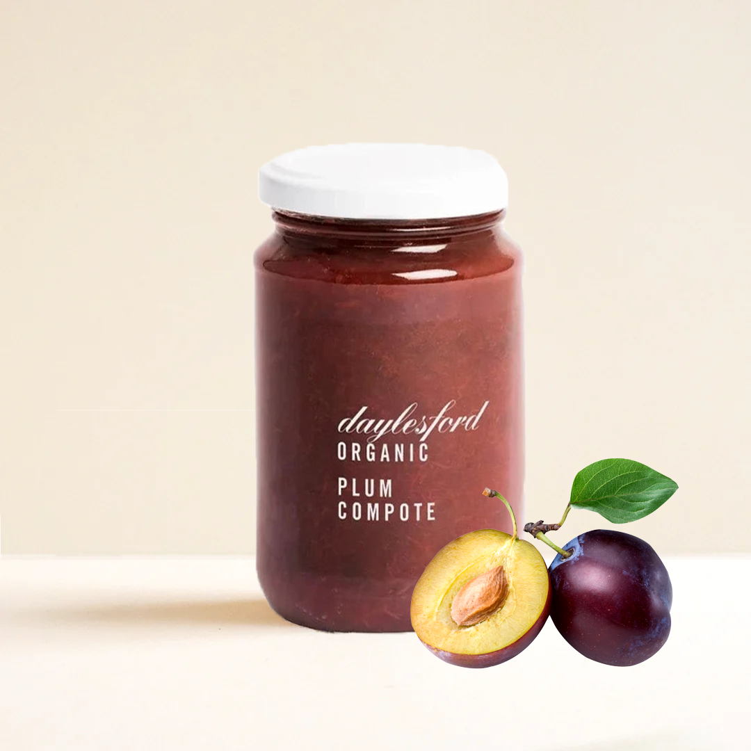 Daylesford Organic Plum Compote 385G Jam And Spread