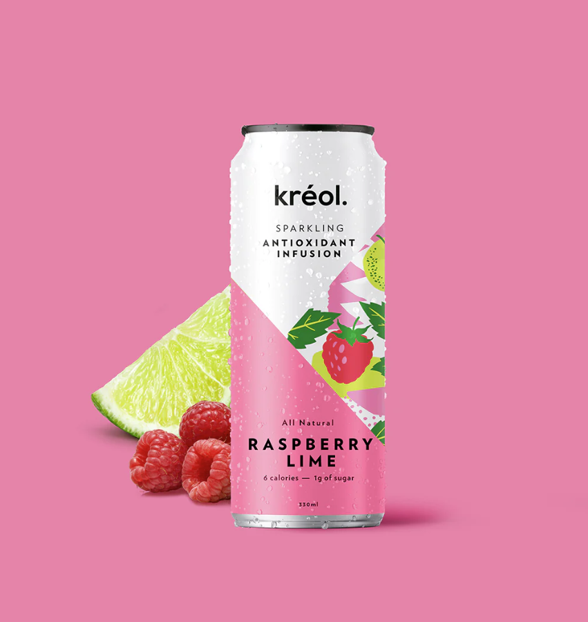 Kreol Antioxidant Infusion Raspberry Lime 330ml Drinks And Juices