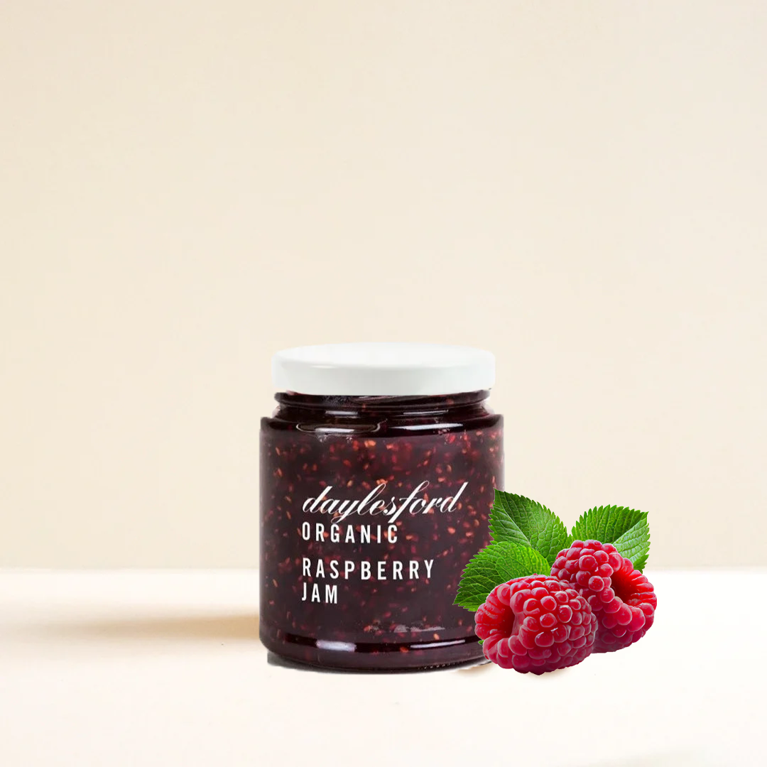 Daylesford Organic Raspberry Jam 227G Jam And Spread