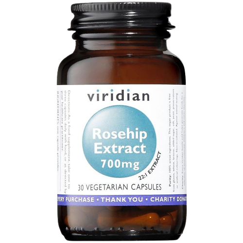 Viridian Rosehip Extract 700mg Veg Caps