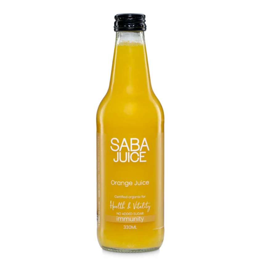 Saba Organic Orange Juice 330ML