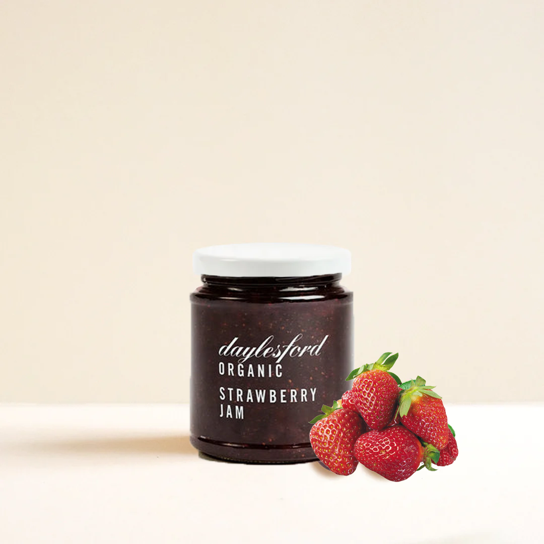 Daylesford Organic Strawberry Jam 227G Jam And Spread
