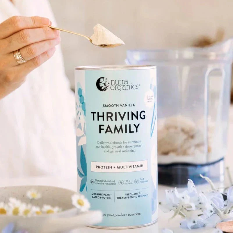 Thriving Family Protein- Smooth Vanilla 450G Superfood