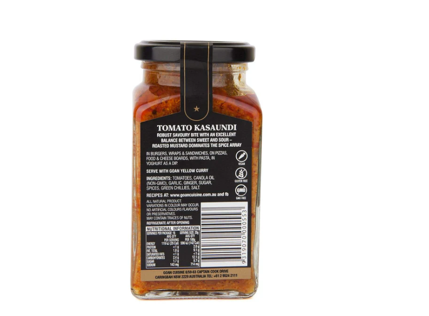 Goan Cuisine - Tomato Kasaundi 315G
