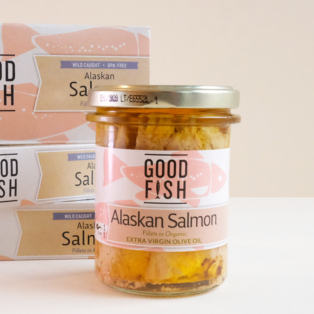 Salmon In Extra Virgin Org Olive Oil Jar Canned Food