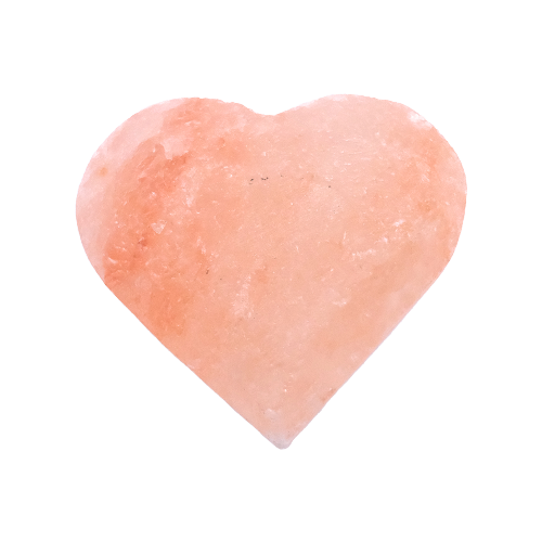 Rock Salt Massage Heart Stones (Palm Size) Salts