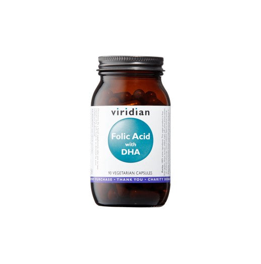Viridian Folic Acid with DHA 90Caps Vitamins And Supplements
