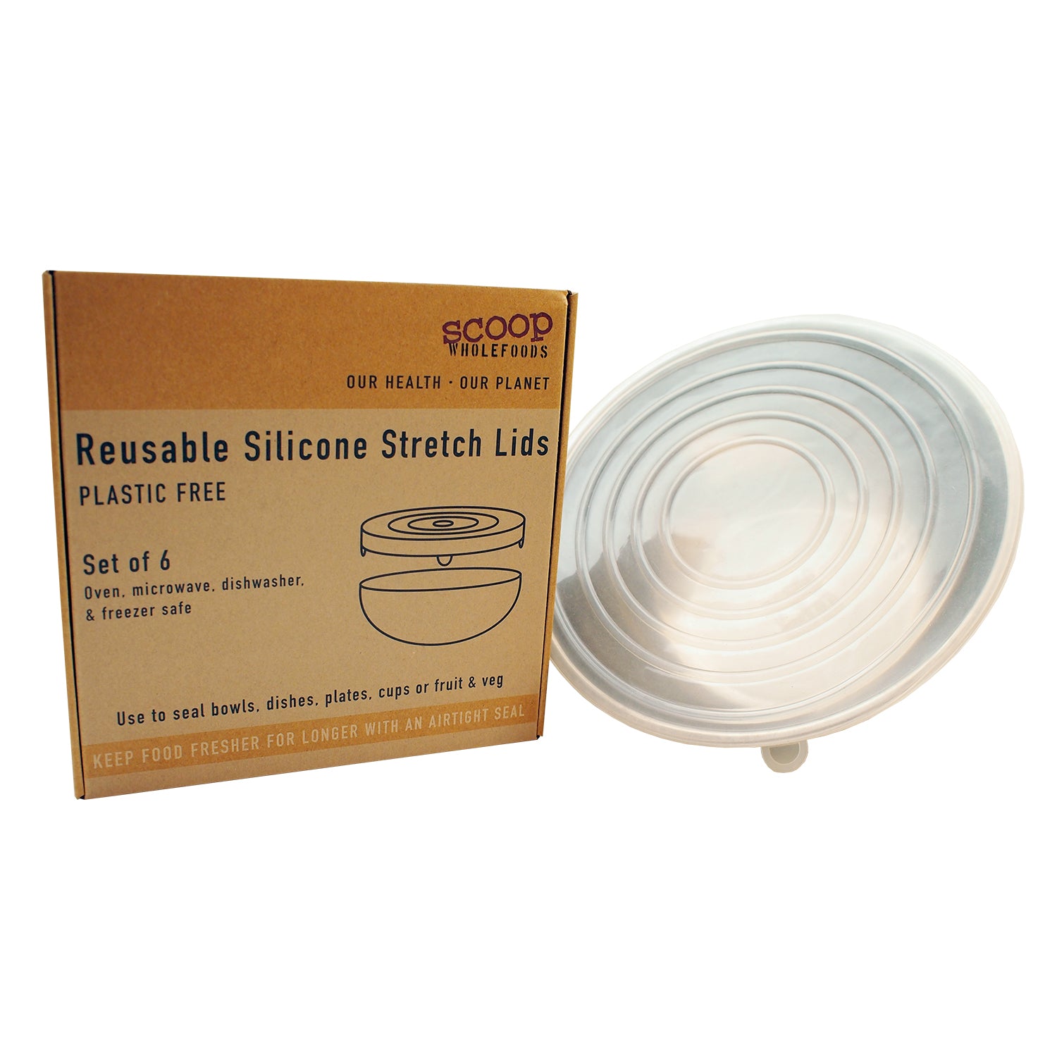 Reusable Silicone Stretch Lids Kitchen And Dining