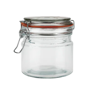 450Ml Redondo Round Glass Clip Top Jar