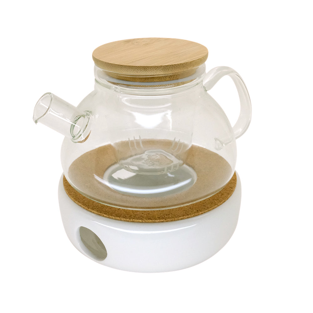 Teapot with ceramic warmer Kitchen And Dining