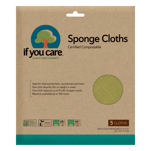 If You Care Dn Natural Sponge Cloth Kitchen And Dining