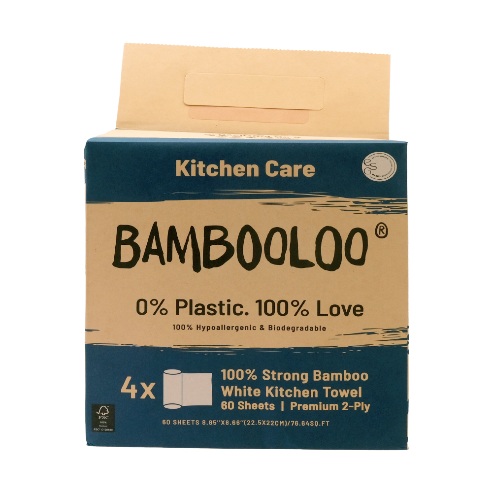 Bambooloo 2 Ply Kitchen Roll GrabBag Kitchen And Dining