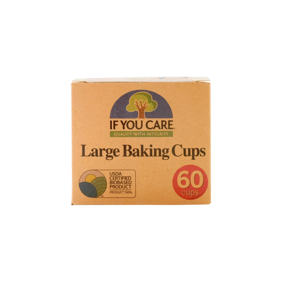 If You Care Large Baking Cups (60pcs) Baking Needs