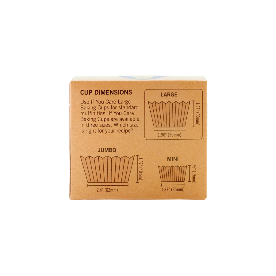 If You Care Large Baking Cups (60pcs) Baking Needs
