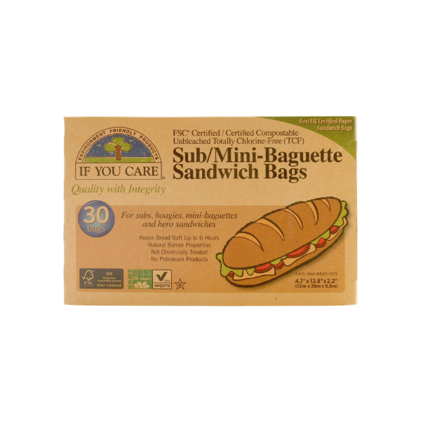 If You Care Mini Baguette Sandwich Bag