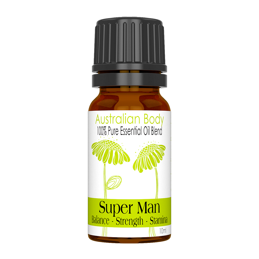 Super Man Essential Oil Blend 10ML <br> (Buy any Two Essential Oils Get One free Diffuser 200ml with Sticks)