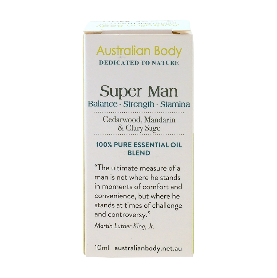 Super Man Essential Oil Blend 10ML <br> (Buy any Two Essential Oils Get One free Diffuser 200ml with Sticks)