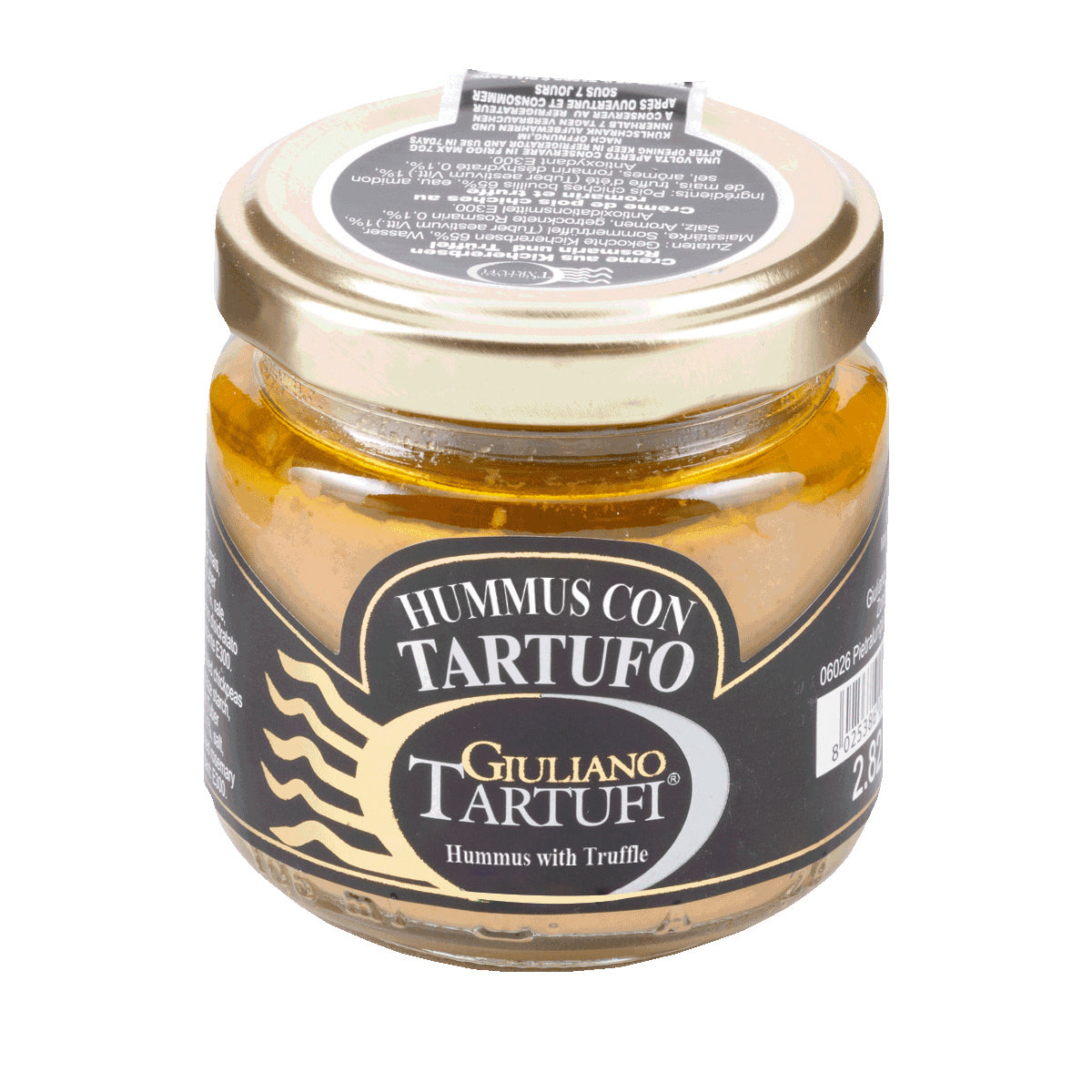 Giuliano Tartufi Hummus with Summer Truffle 80G Sauce And Paste