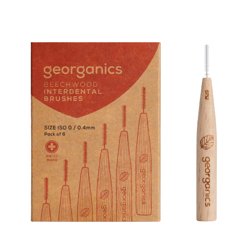 Georganics Beechwood Interdental Brush 0.4Mm Beauty And Bath