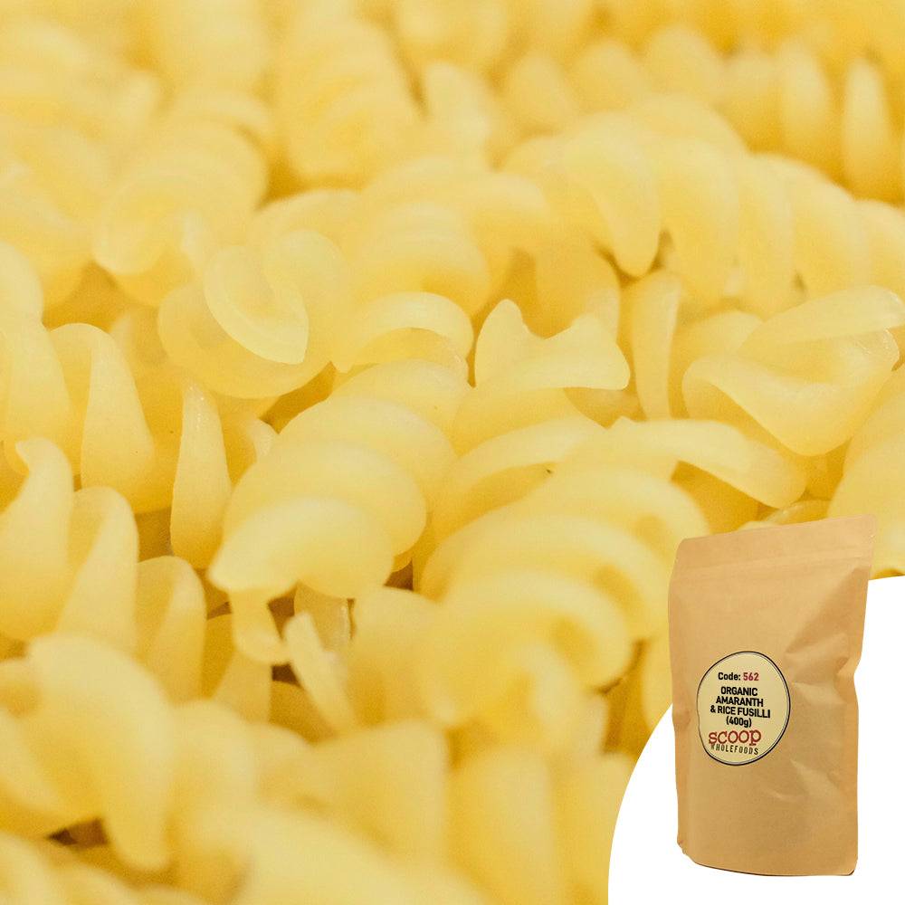 Organic Amaranth Rice Fusilli Pouch 400G Pasta And Noodles