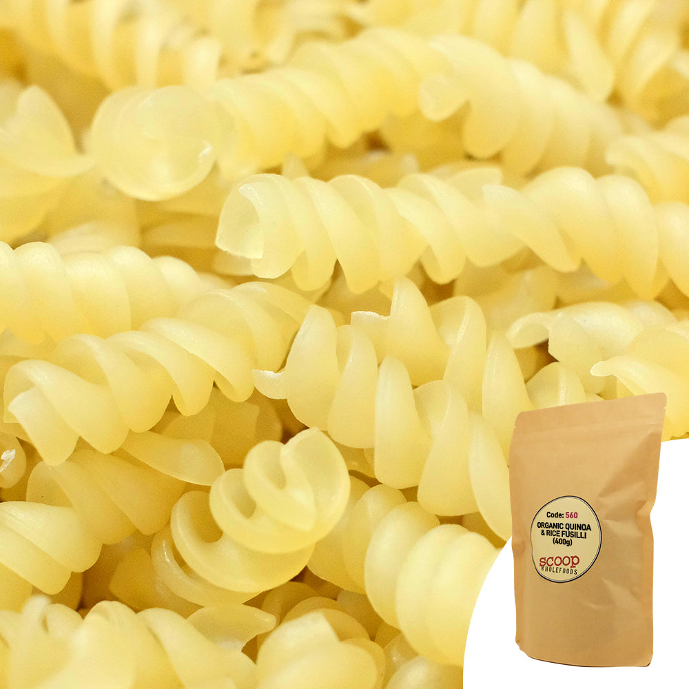 Organic Quinoa Rice Fusilli Pouch 400G – Scoop Wholefoods Singapore