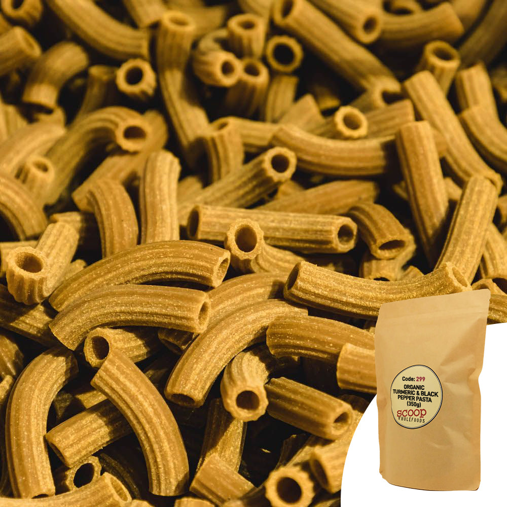 Organic Turmeric Black Pepper Pasta Pouch 350G Pasta And Noodles