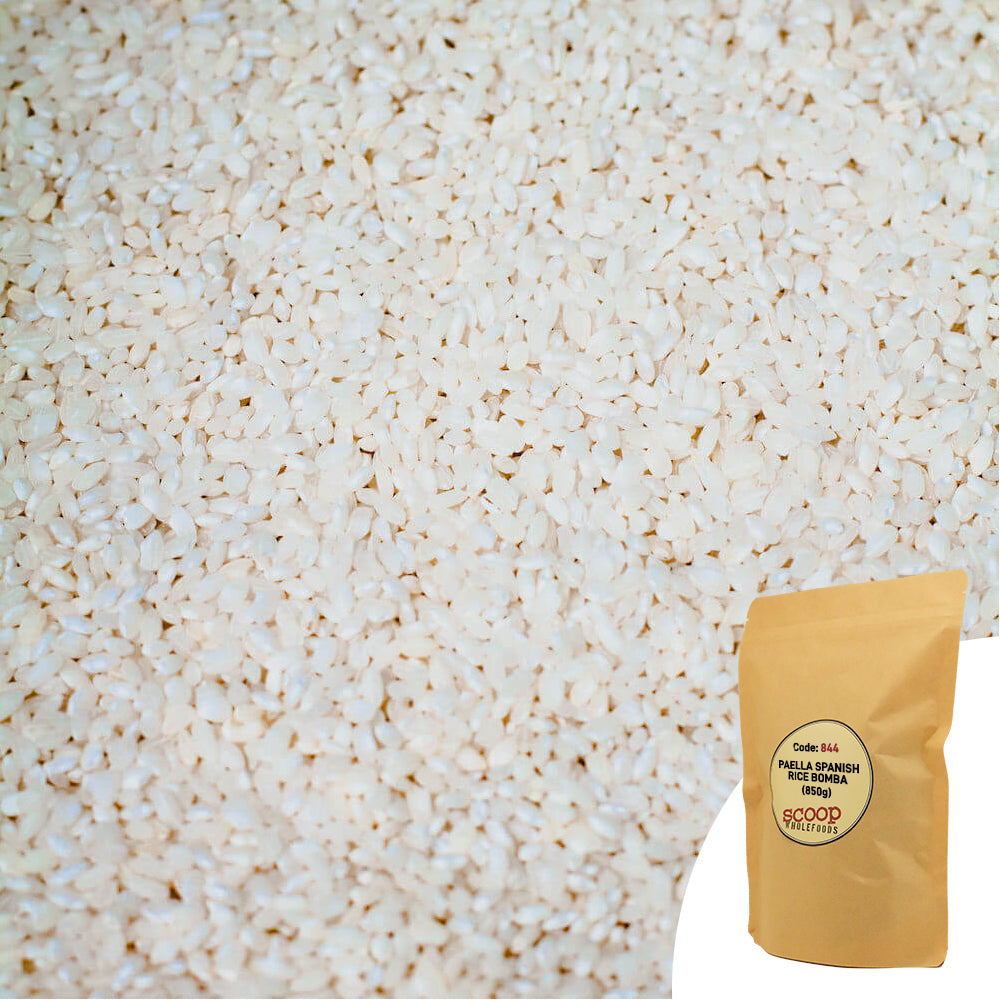 Spanish Bomba Rice Pouch 850G Grains And Beans