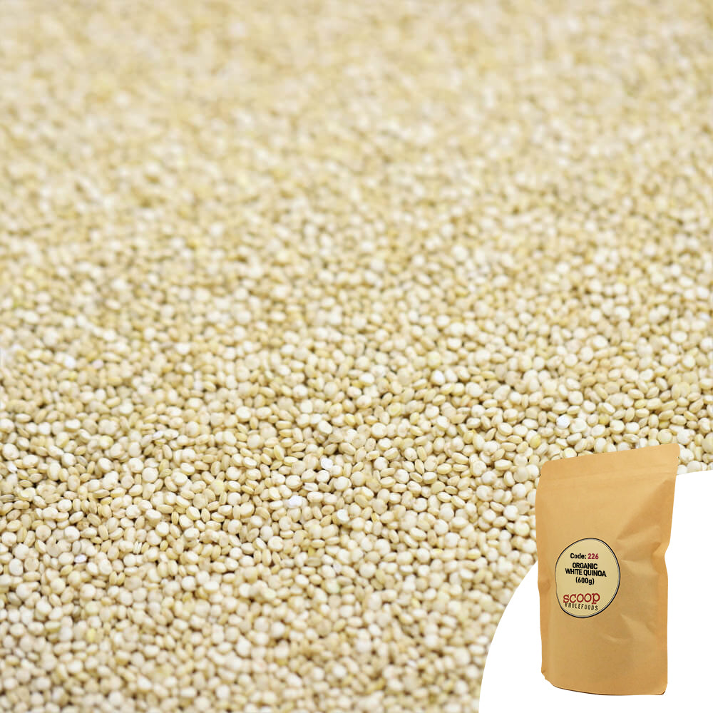 Organic White Quinoa Pouch 600G Grains And Beans