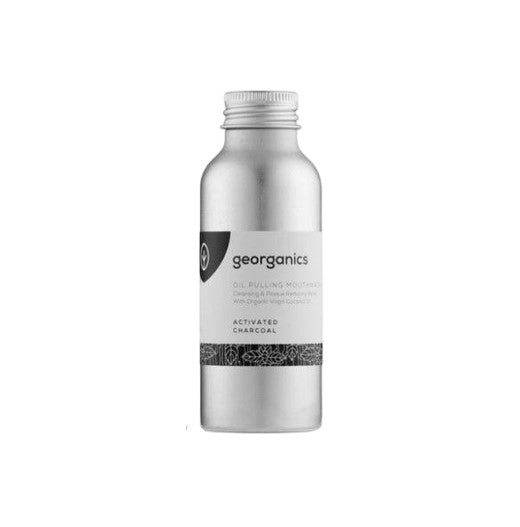 Georganics Oil Pulling Mouthwash Activated Charcoal 100ML Beauty And Bath