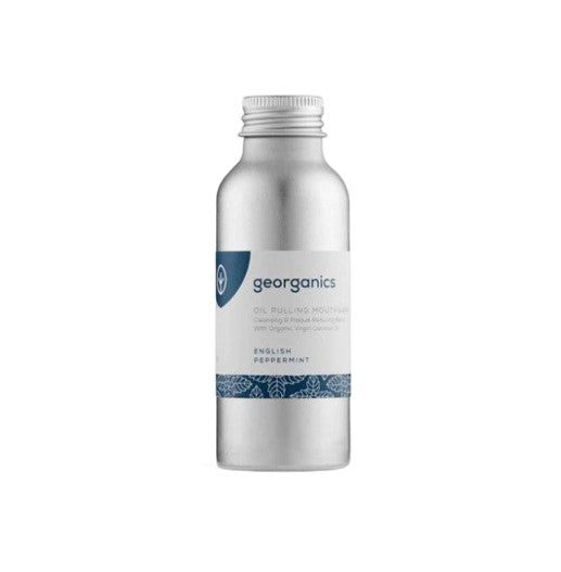 Georganics Oil Pulling Mouthwash English Peppermint 100ML Beauty And Bath