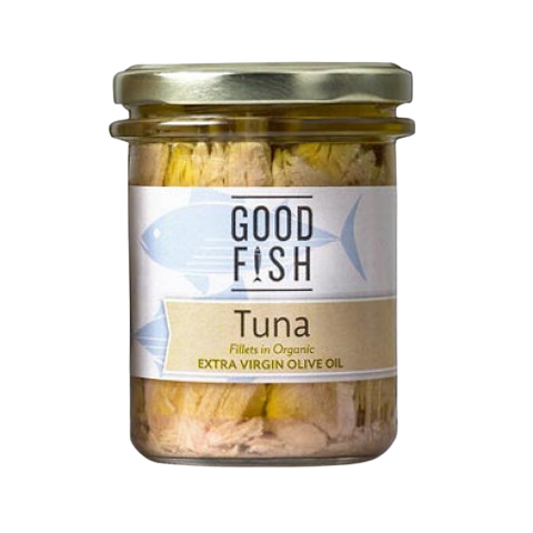 Skipjack Tuna Extra Virgin Org Olive Jar Canned Food