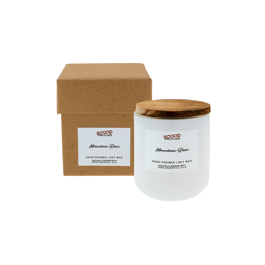 Soy Wax Candle in Mountain Rain Small