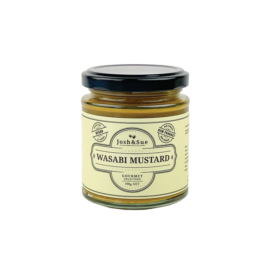 Josh & Sue Wasabi Mustard 190G