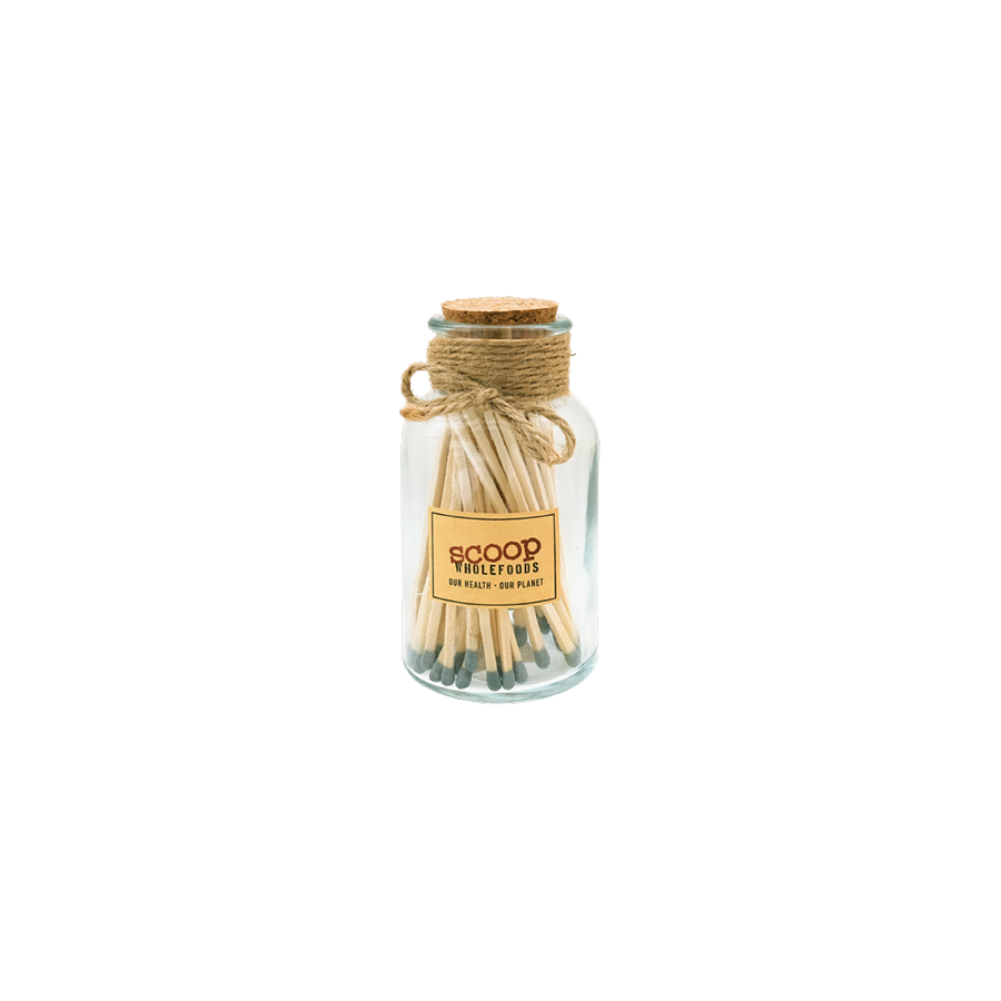 Matches Grey in Glass Bottle Home And Living