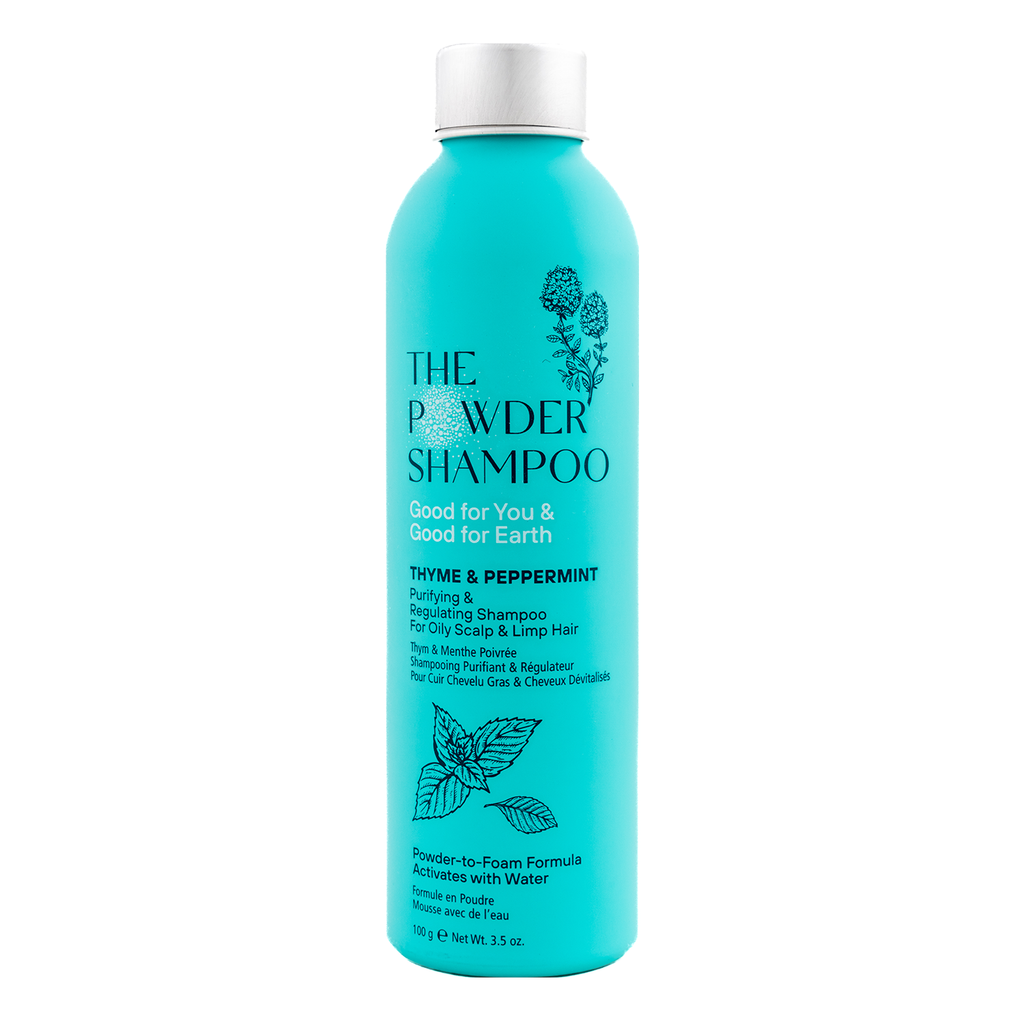 The Powder Shampoo Purifying & Regulating Shampoo (Thyme & Mint) 100G
