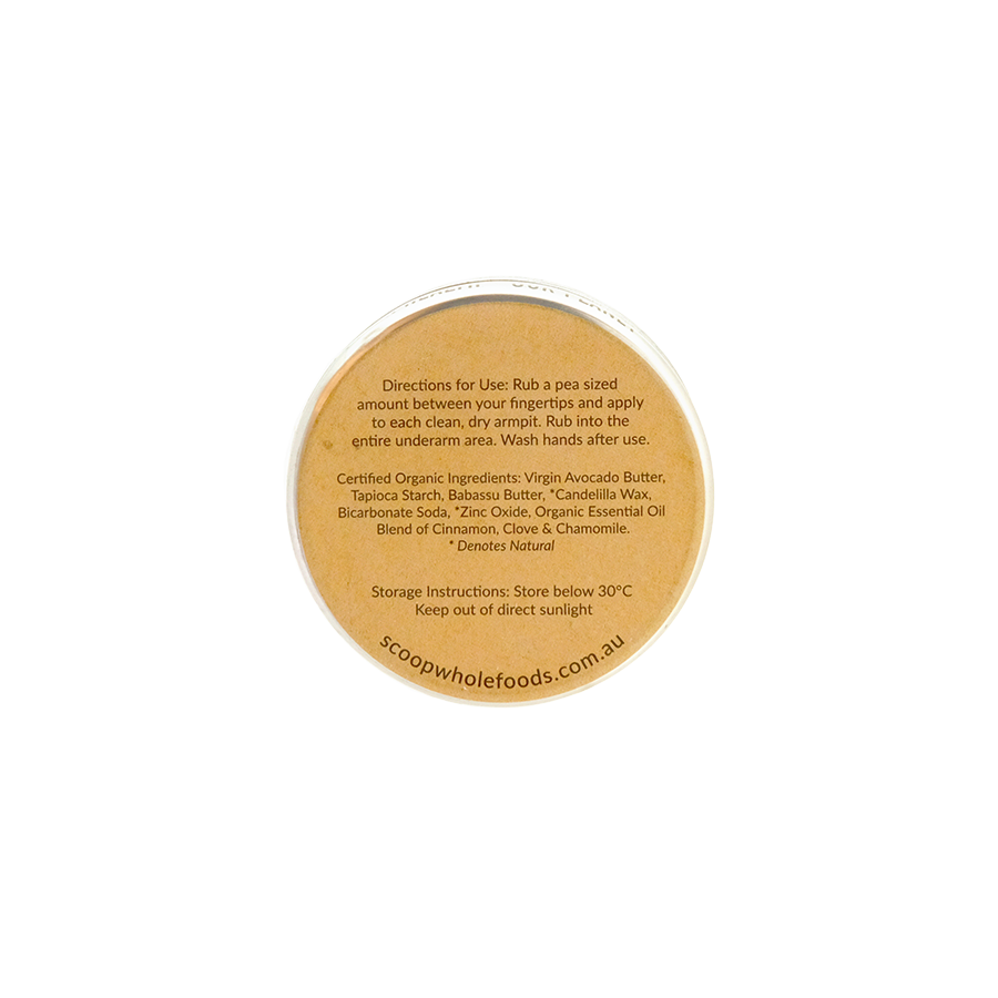Scoop Natural Deodorant Tin 60G Beauty And Bath