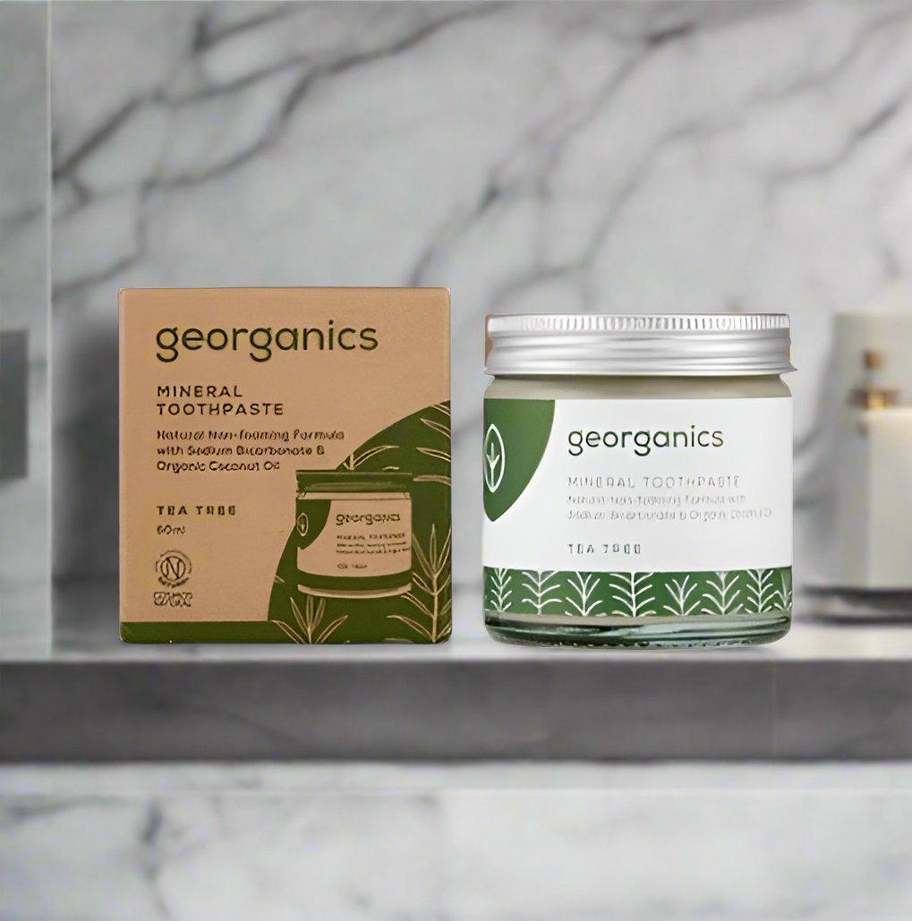 Georganics Mineral Toothpaste Tea Tree 60ML Beauty And Bath