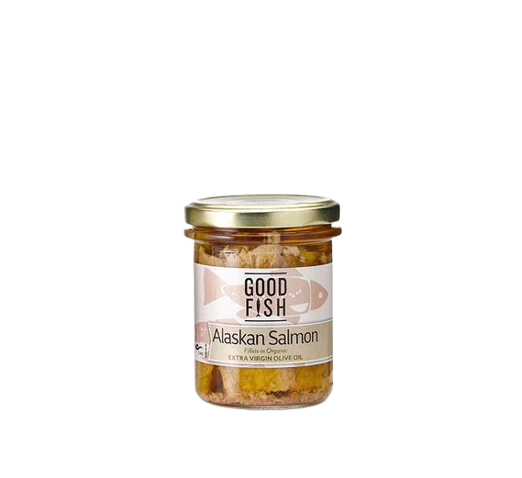 Salmon In Extra Virgin Org Olive Oil Jar Canned Food